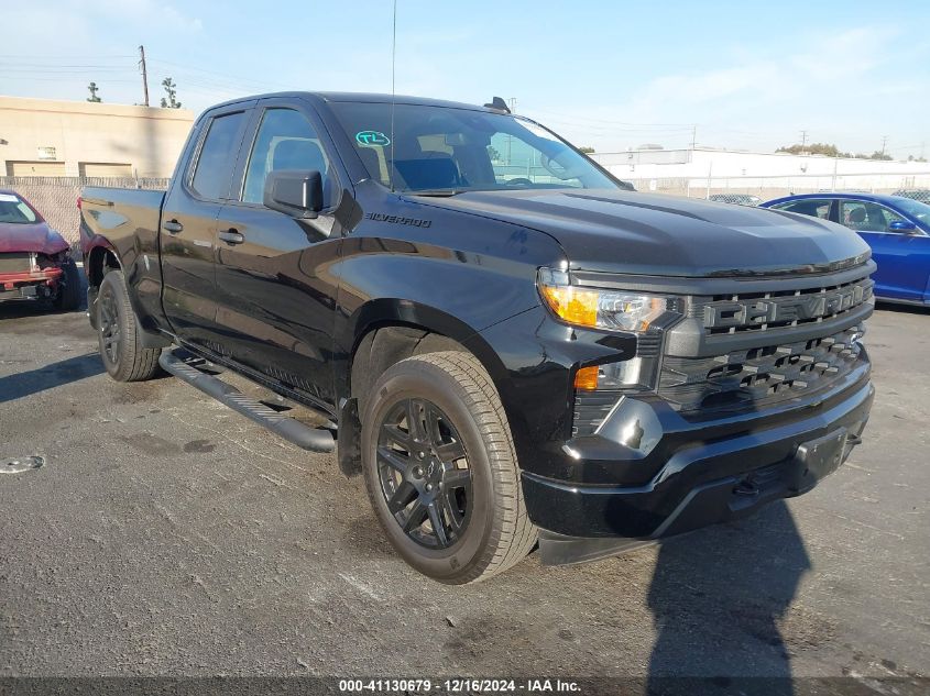 2024 CHEVROLET SILVERADO 1500 2WD DOUBLE CAB STANDARD BED CUSTOM #3057078697