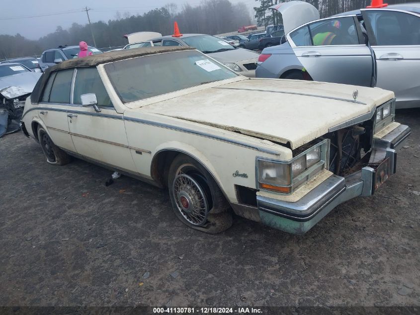 1984 CADILLAC SEVILLE #3034048446