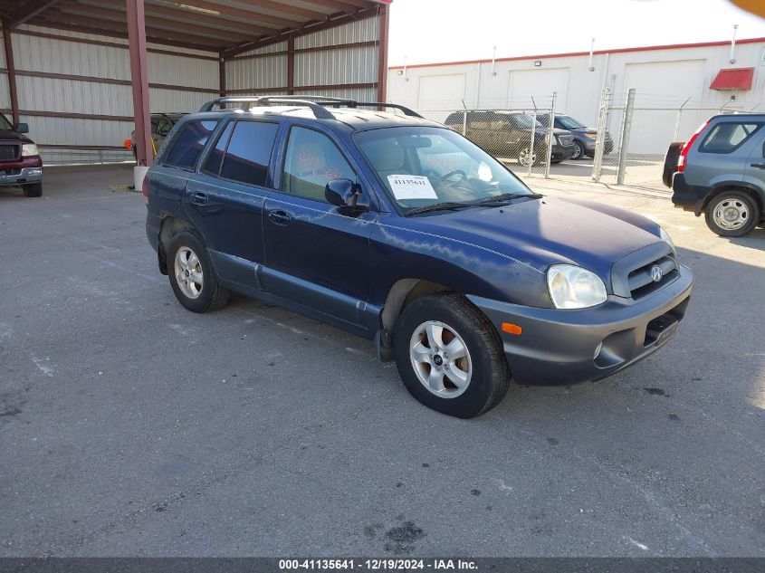 2005 HYUNDAI SANTA FE GLS #3035079414