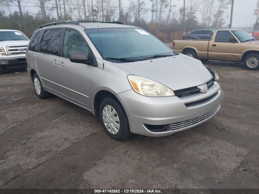 2004 TOYOTA SIENNA LE #3051091459