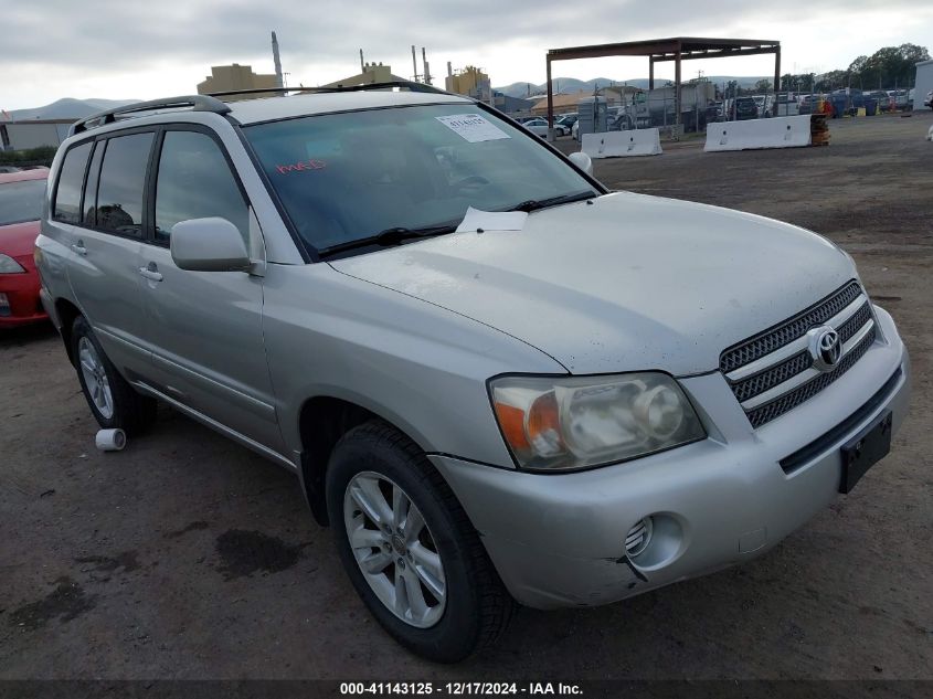 2006 TOYOTA HIGHLANDER HYBRID V6 #3035091228