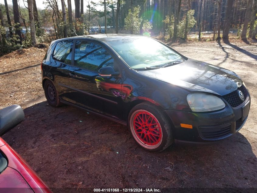 2007 VOLKSWAGEN RABBIT 2-DOOR #3037534296