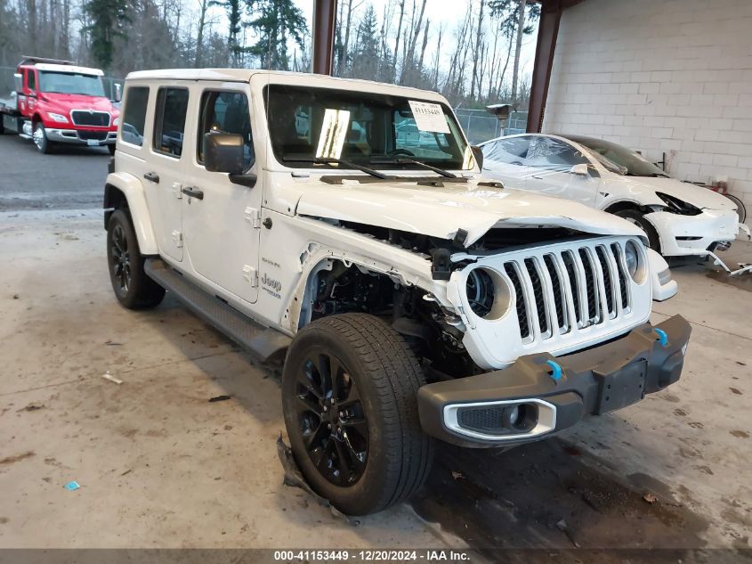 2022 JEEP WRANGLER 4XE UNLIMITED SAHARA 4X4 #3056477074