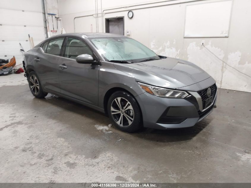 2021 NISSAN SENTRA SV XTRONIC CVT #3035091169