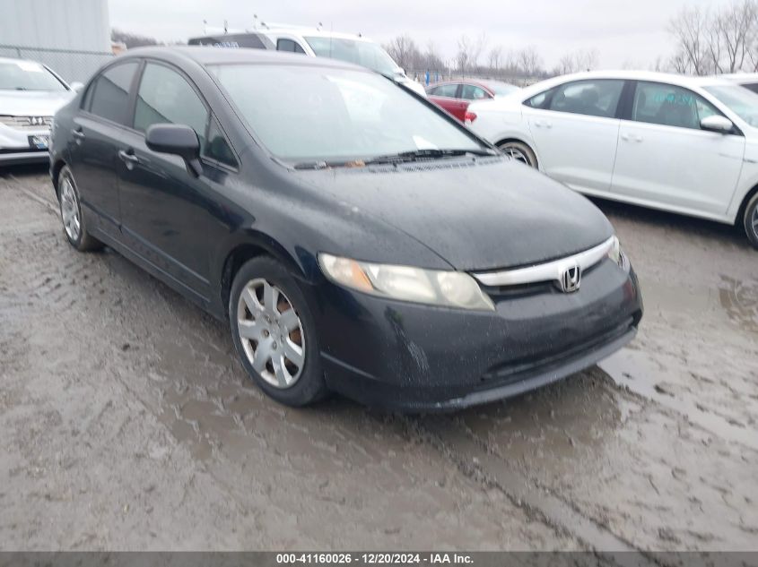 2008 HONDA CIVIC LX #3051091094