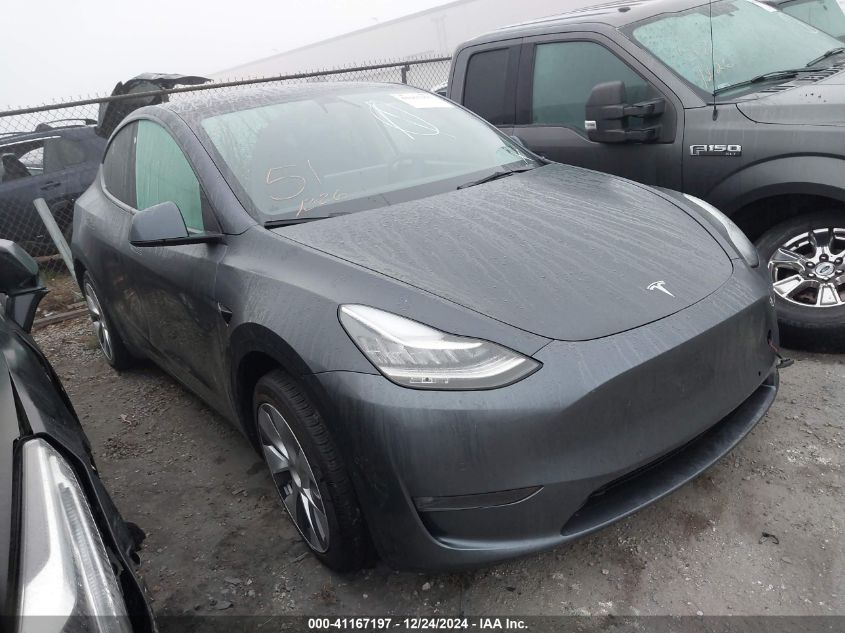 2021 TESLA MODEL Y LONG RANGE DUAL MOTOR ALL-WHEEL DRIVE #3035089984