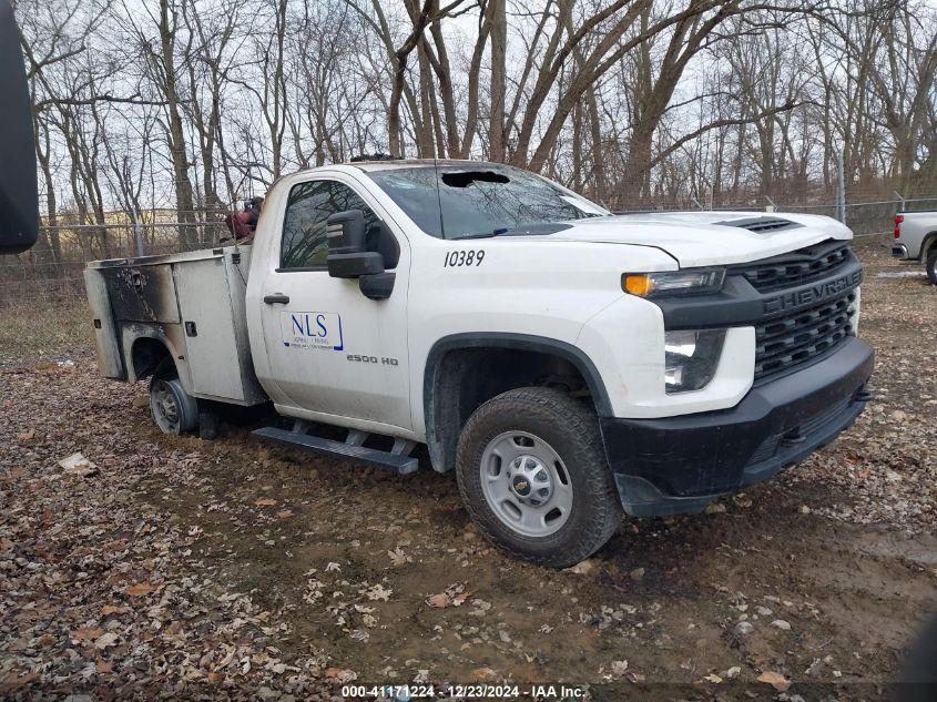 2021 CHEVROLET SILVERADO 2500HD 2WD  LONG BED WT #3058079691