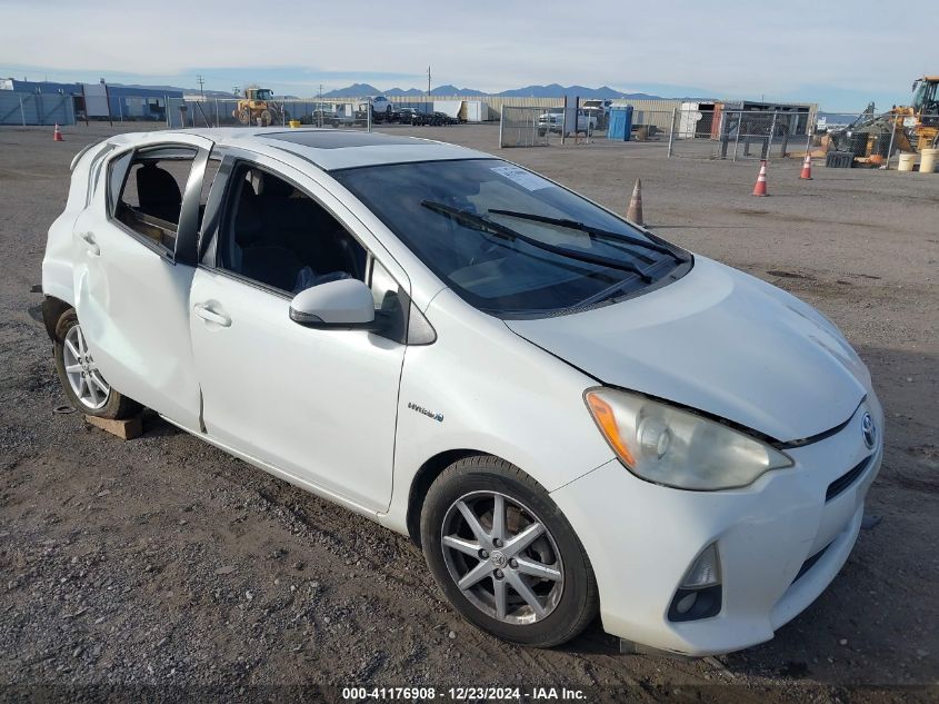 2012 TOYOTA PRIUS C FOUR #3054888103