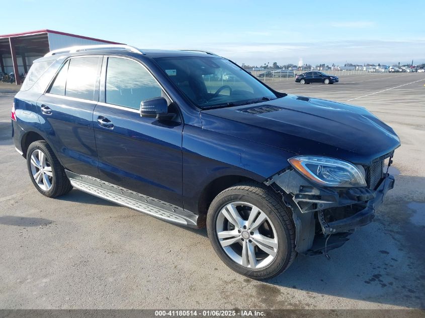 2015 MERCEDES-BENZ ML 250 BLUETEC 4MATIC #3053067528