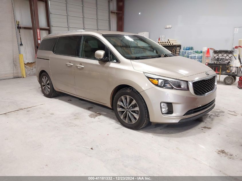 2015 KIA SEDONA SX #3037528756