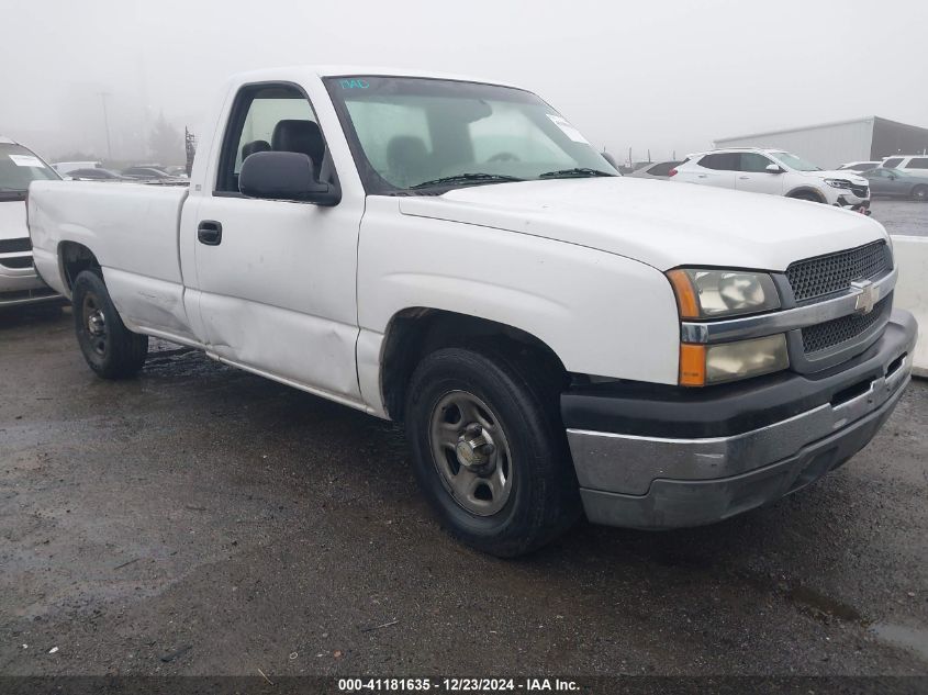 2004 CHEVROLET SILVERADO 1500 WORK TRUCK #3048458754