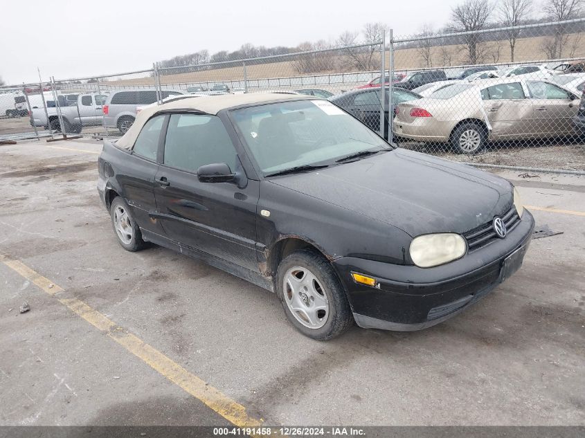 2000 VOLKSWAGEN CABRIO GL #3045357861