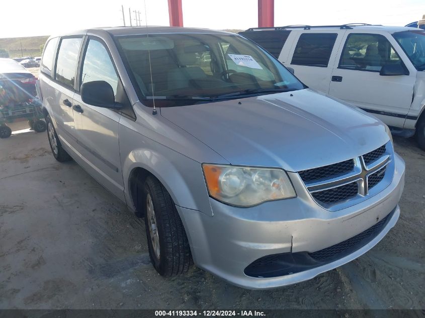 2012 DODGE GRAND CARAVAN SE/AVP #3042563339