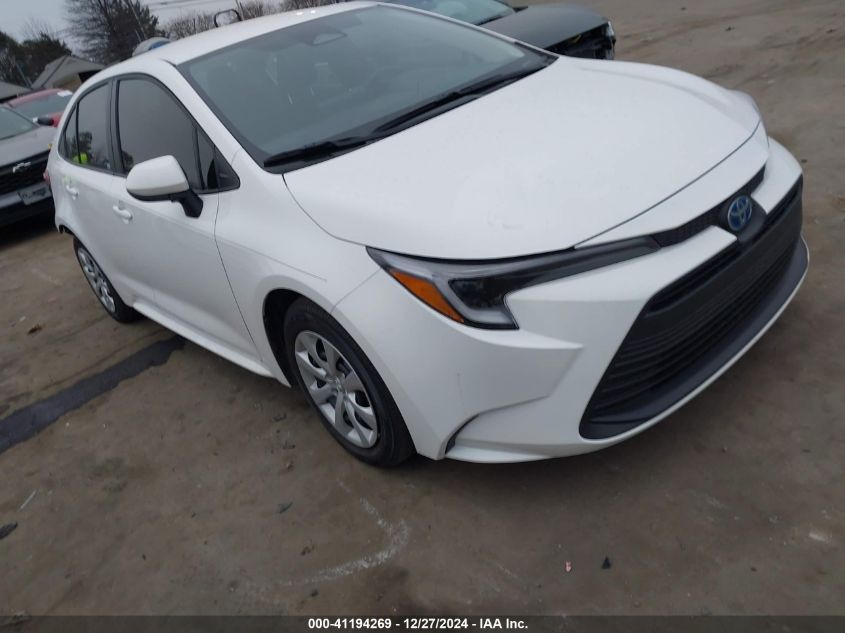 2025 TOYOTA COROLLA HYBRID LE #3071400677