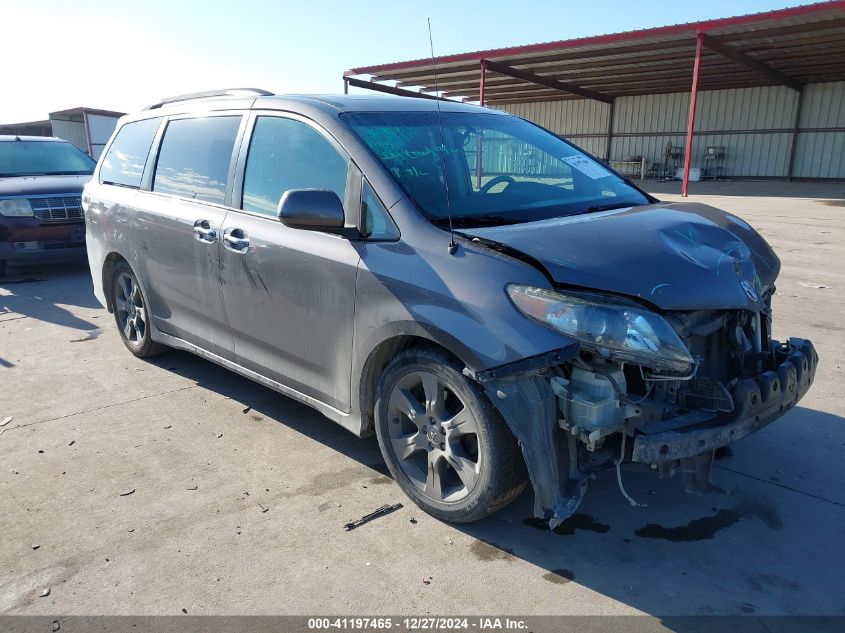 2014 TOYOTA SIENNA SE 8 PASSENGER #3085596879