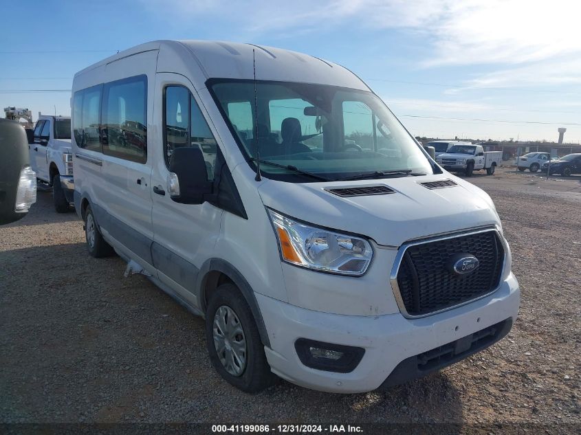 2021 FORD TRANSIT-350 PASSENGER VAN XLT #3050070349