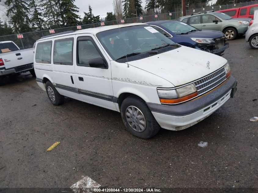 1994 PLYMOUTH GRAND VOYAGER SE #3056476329