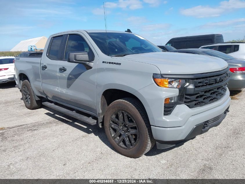 2024 CHEVROLET SILVERADO 1500 4WD  STANDARD BED CUSTOM #3042554098