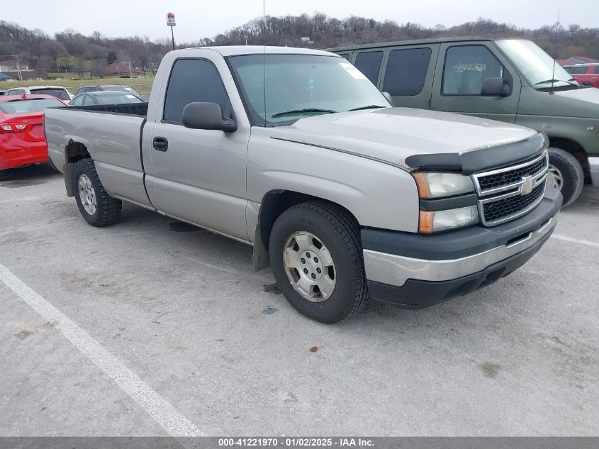 2006 CHEVROLET SILVERADO 1500 WORK TRUCK #3052078742