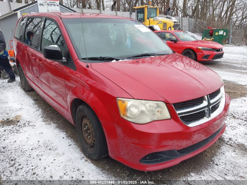 2012 DODGE GRAND CARAVAN SE/AVP #3065110186