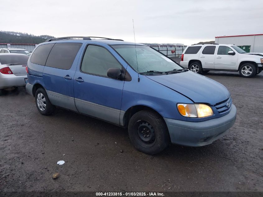 2001 TOYOTA SIENNA LE #3053067664