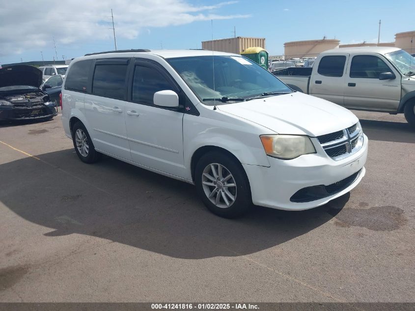 2014 DODGE GRAND CARAVAN SXT #3056063156