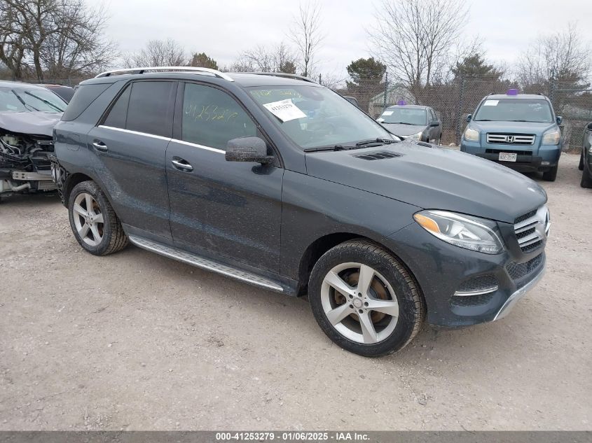 2016 MERCEDES-BENZ GLE 350 4MATIC #3051486824