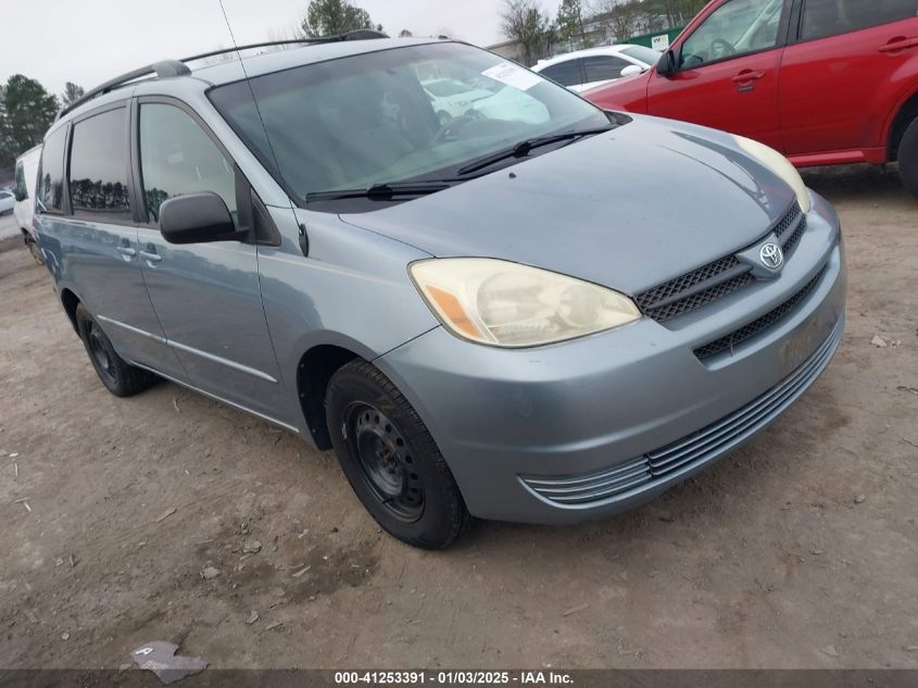 2004 TOYOTA SIENNA LE #3047412019