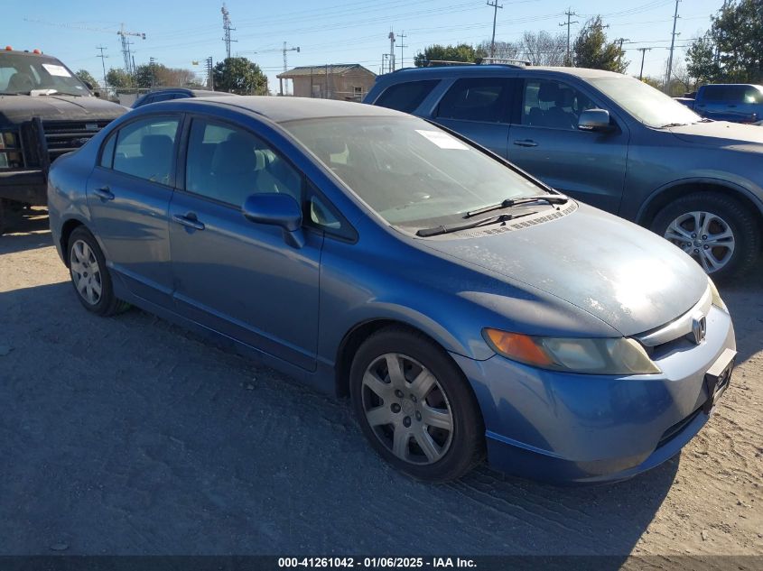 2008 HONDA CIVIC LX #3054286467