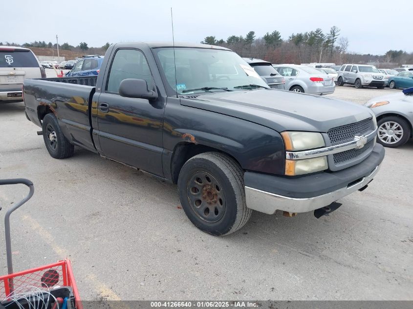 2005 CHEVROLET SILVERADO 1500 WORK TRUCK #3056064056