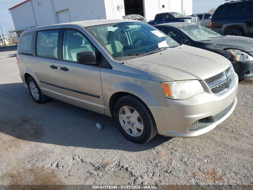 2012 DODGE GRAND CARAVAN SE/AVP #3057077513