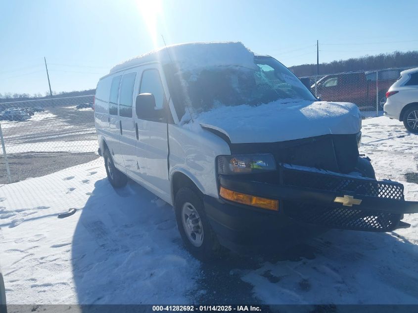 2022 CHEVROLET EXPRESS CARGO RWD 2500 REGULAR WHEELBASE WT #3109636534