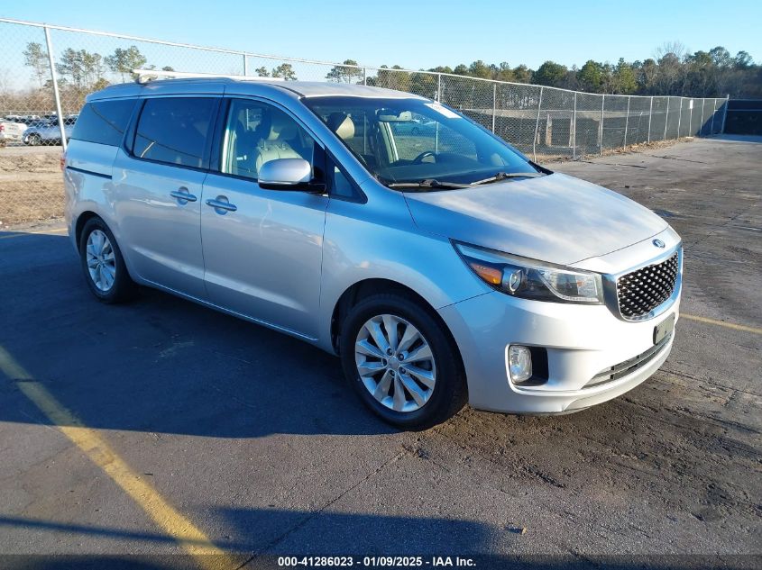 2015 KIA SEDONA EX #3056063717