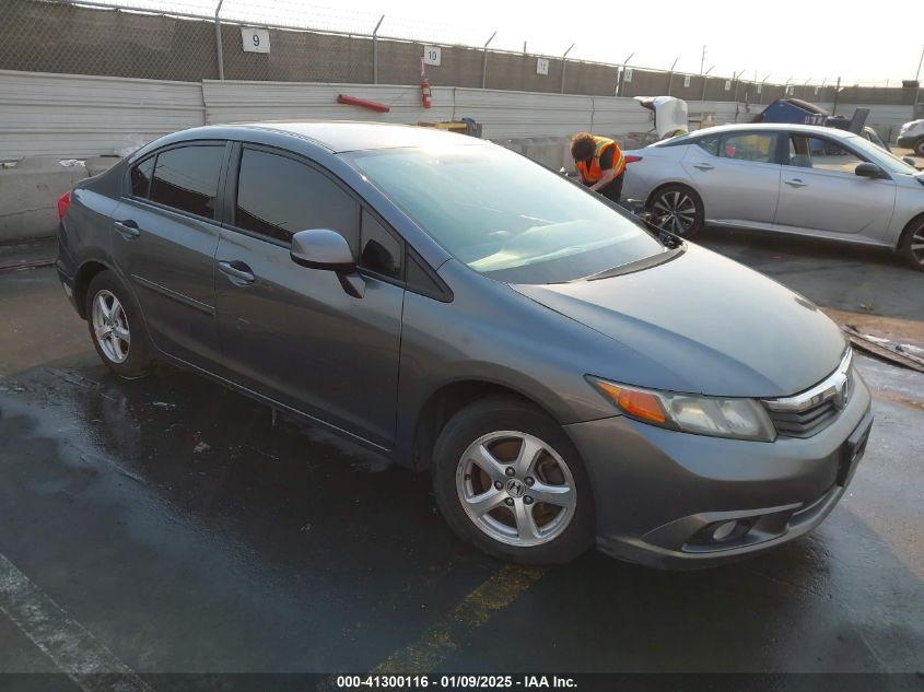 2012 HONDA CIVIC SDN CNG/NATURAL GAS #3056475852