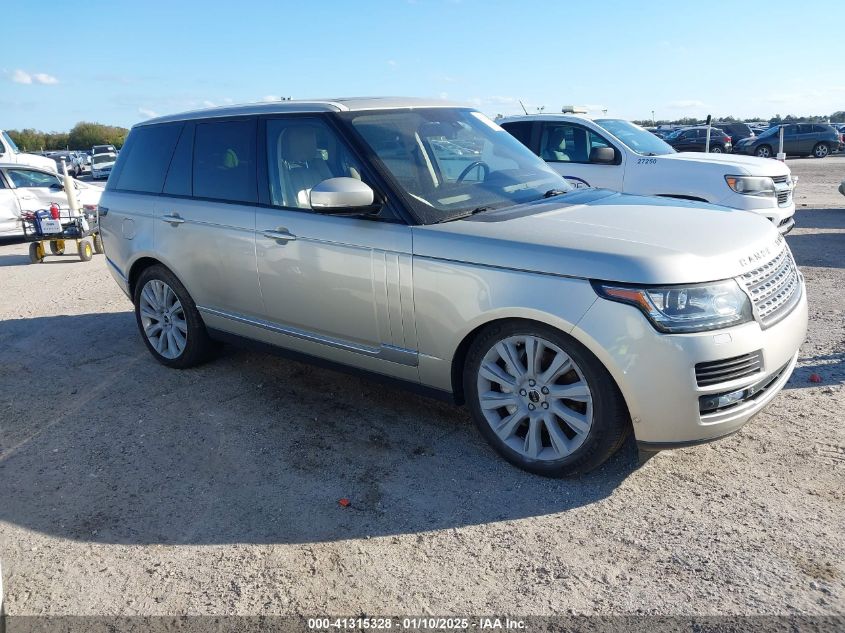 2014 LAND ROVER RANGE ROVER 5.0L V8 SUPERCHARGED/5.0L V8 SUPERCHARGED EBONY EDITION #3056064053