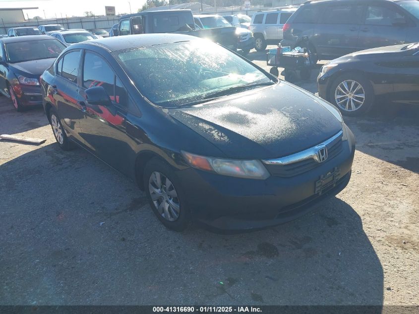 2012 HONDA CIVIC SDN LX #3069982865