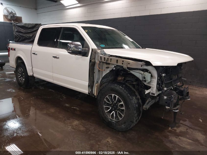 2016 FORD F-150 LARIAT #3109646123