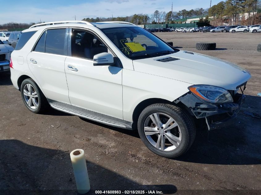2013 MERCEDES-BENZ ML 350 4MATIC #3109645994