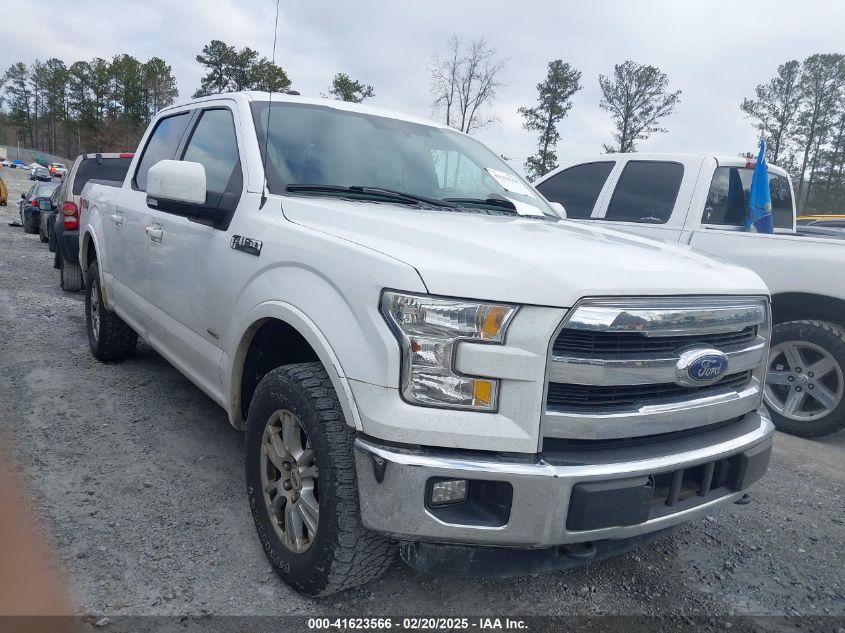 2016 FORD F-150 LARIAT #3104508988