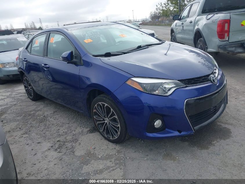 2015 TOYOTA COROLLA S PLUS #3109641474