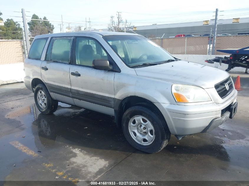 2003 HONDA PILOT LX #3109641056