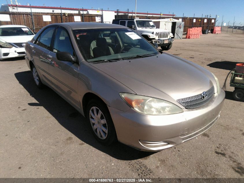 2003 TOYOTA CAMRY LE #3104523629