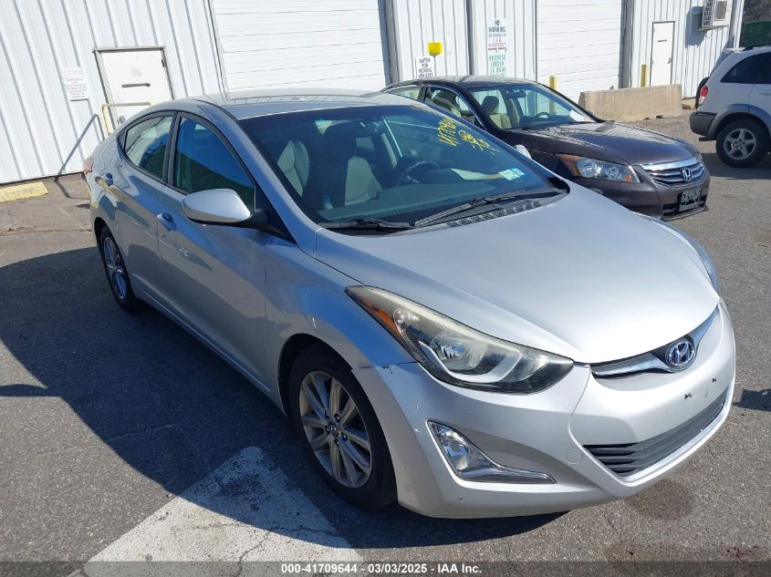 2016 HYUNDAI ELANTRA SE #3109643994