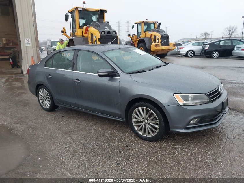 2015 VOLKSWAGEN JETTA 1.8T SE #3109638179