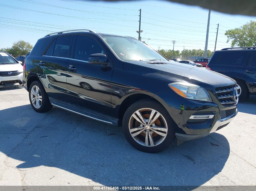 2012 MERCEDES-BENZ ML 350 4MATIC #3109632716