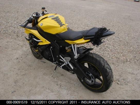 2008 YAMAHA YZFR6 L JYARJ16E38A004350