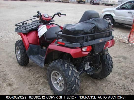 2008 POLARIS SPTMN800 EFI TOUR SPORTSMAN 800EFITOURING 4XADN76A58A502771