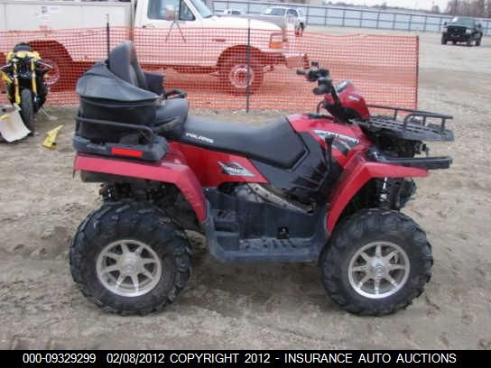 2008 POLARIS SPTMN800 EFI TOUR SPORTSMAN 800EFITOURING 4XADN76A58A502771