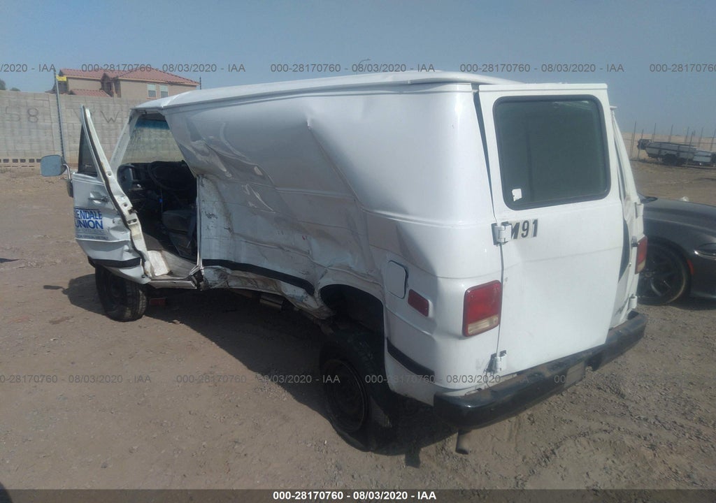 1994 Chevrolet G10 White vin: 1GCDG15Z3RF147725