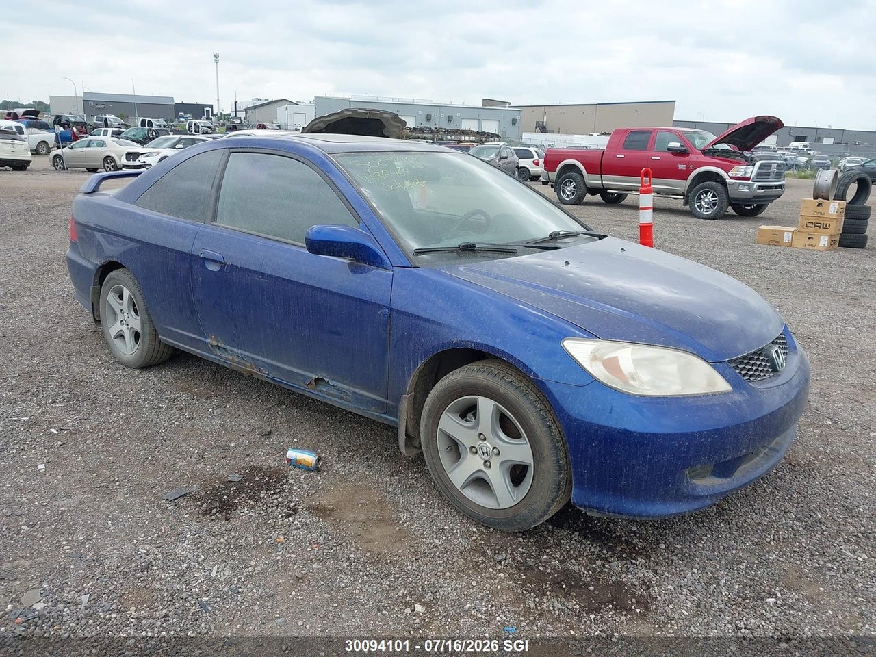 1HGEM22915L812464 · 2005 HONDA CIVIC EX